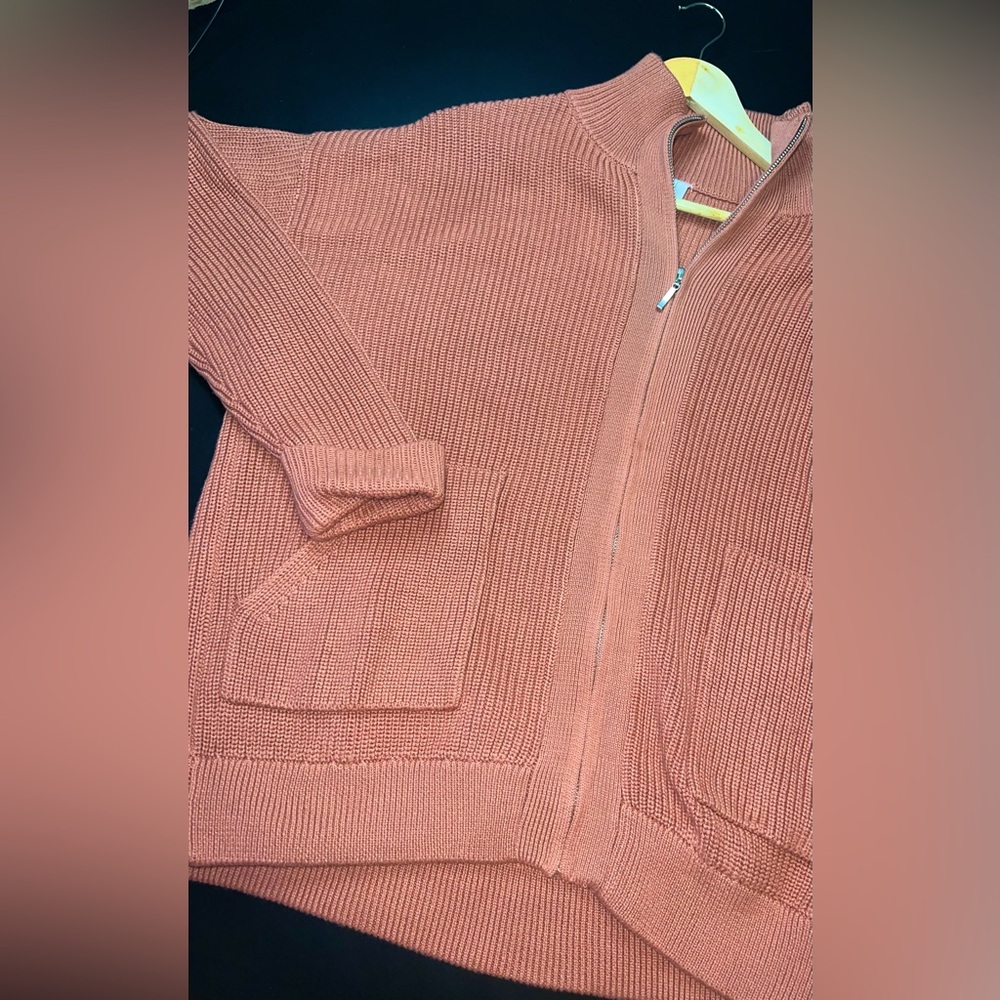 Wynne Layers Full Zip Sweater Size XL EUC